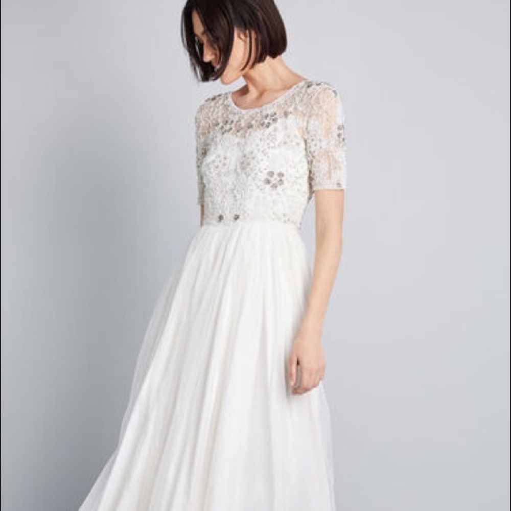 Modcloth Everlasting Romance Maxi Wedding Dress